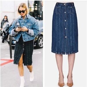 Acne Studios Garea Denim Skirt 38